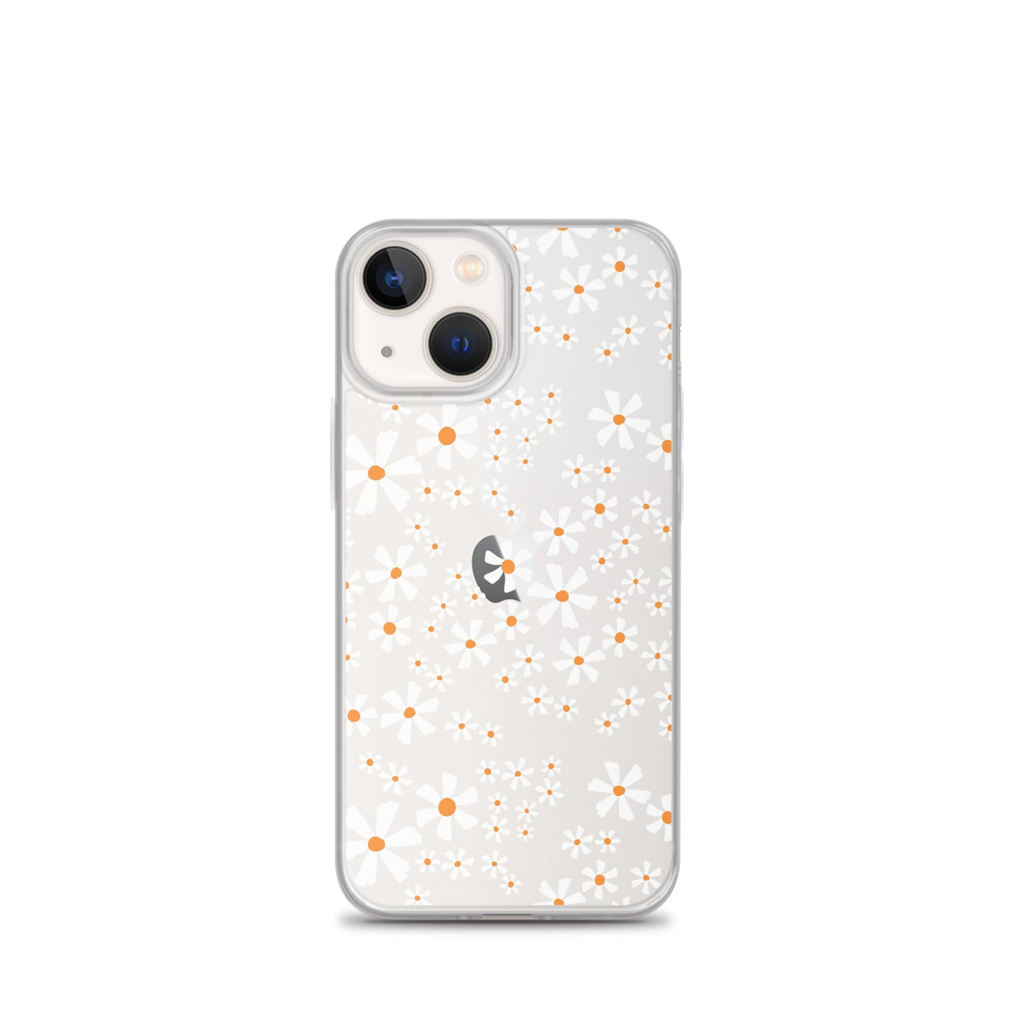 White Flower Clear iPhone Case - iPhone 15-11 All Sizes