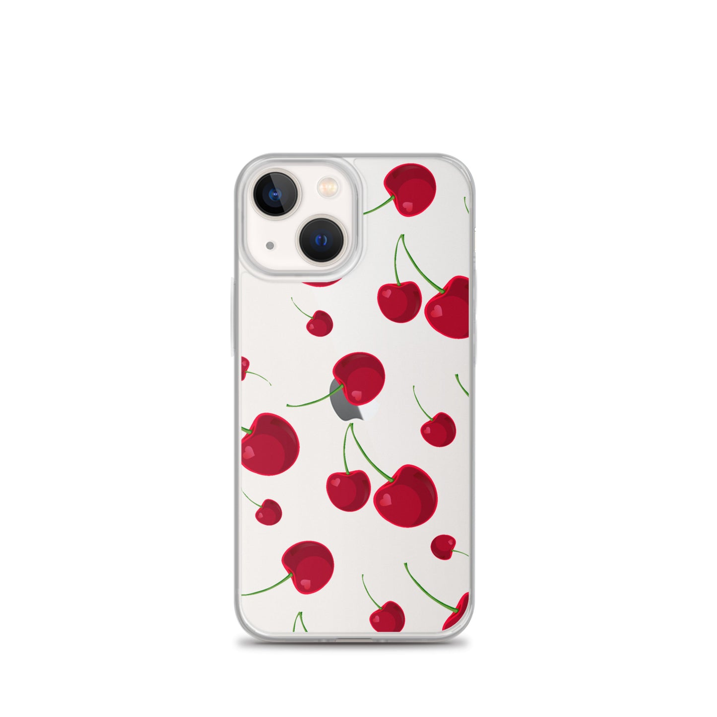 Cartoon Cherry Clear Phone Case - iPhone 15-11 All Sizes