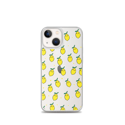 Silly Lemons Clear Phone Case - iPhone 15-11 All Sizes