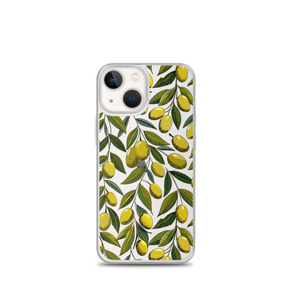 Fruit Tree Painting Clear iPhone Case - iPhone 15-11 All Sizes