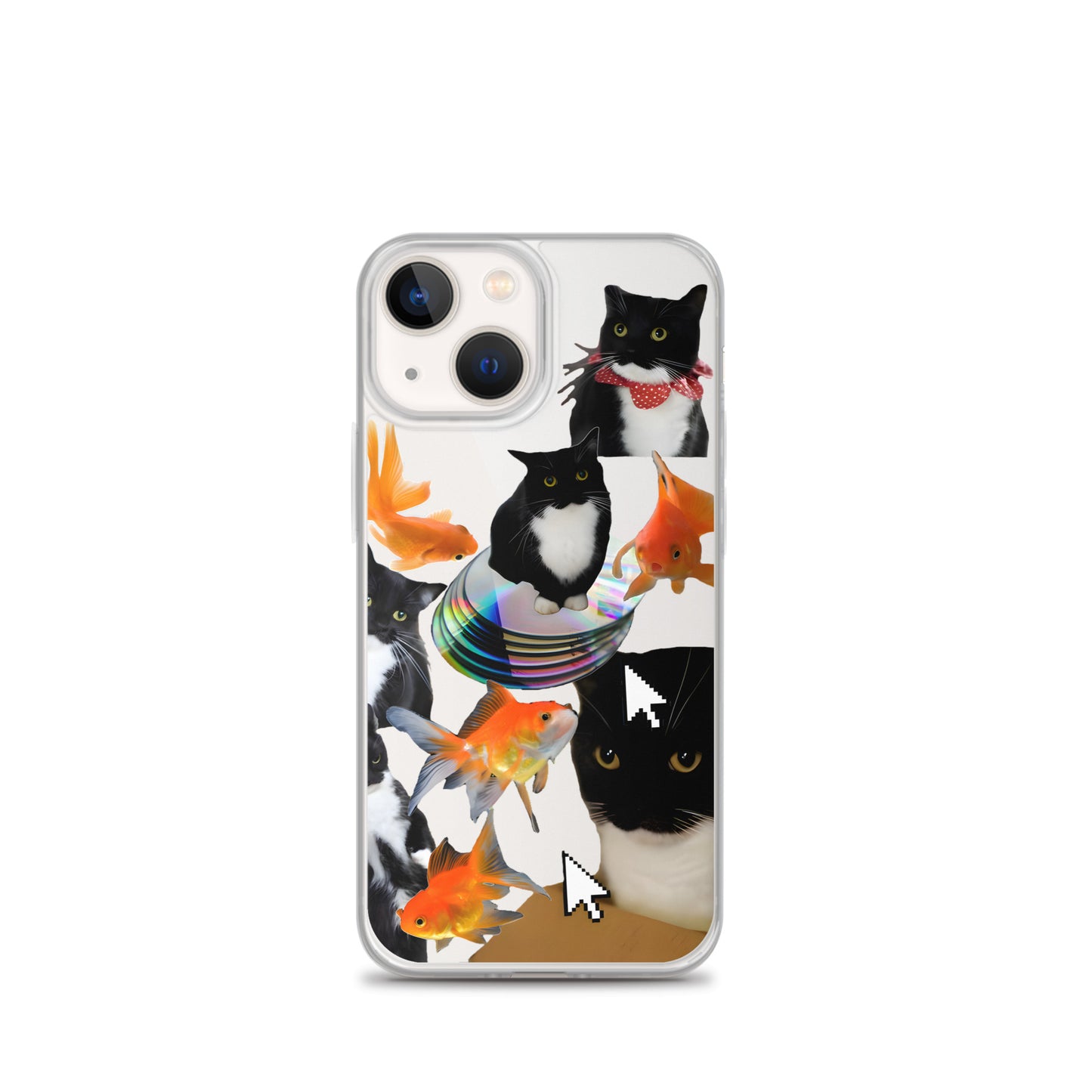 Absolutely Silly Cat Collage Clear iPhone Case - iPhone 15-11 All SIzes