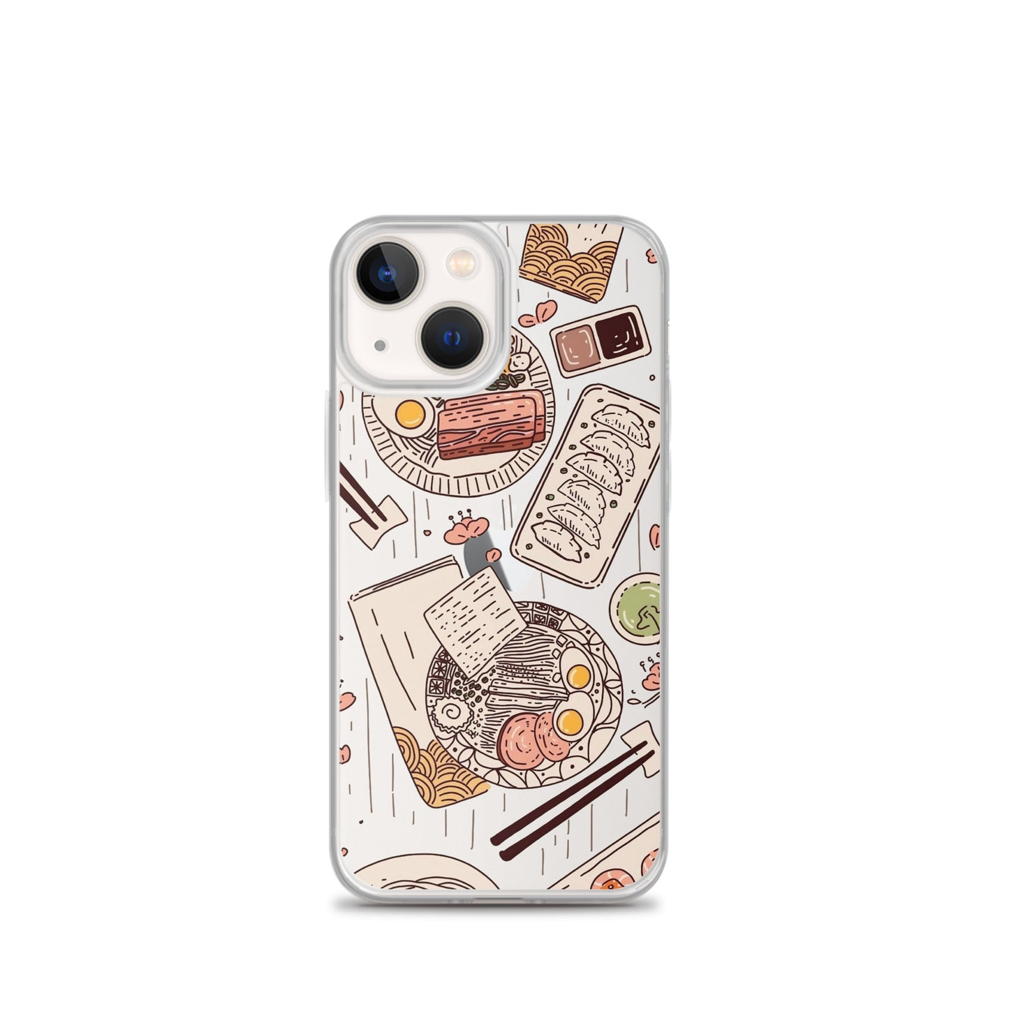 Japanese Cuisine Clear iPhone Case - iPhone 15-11 All Sizes