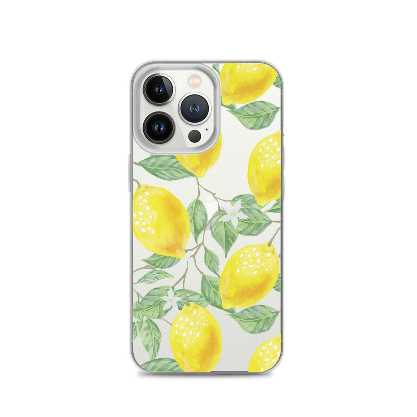 Lemon Painting Clear iPhone Case - iPhone 15-11 All Sizes