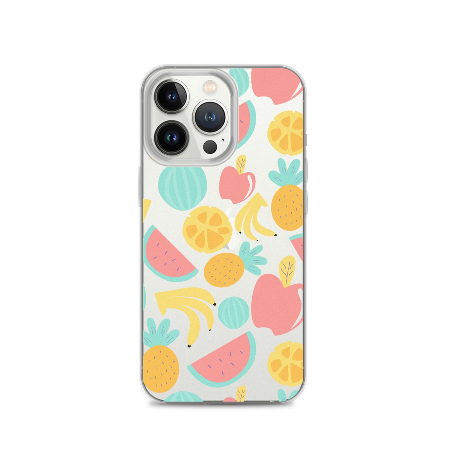 Summer Fruits Clear iPhone Case - iPhone 15-11 All Sizes