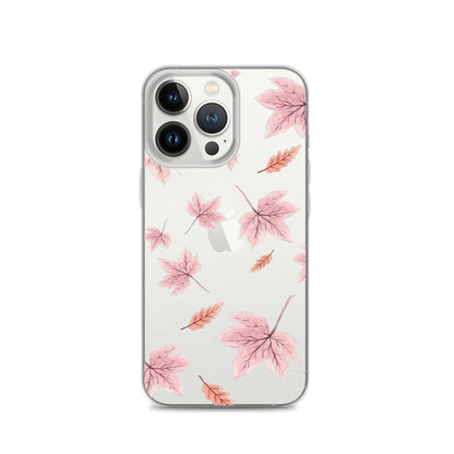 Autumn Leaves Clear iPhone Case - iPhone 15-11 All Sizes