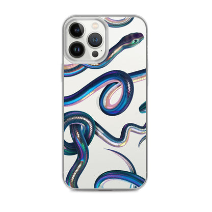 Snake Clear Phone Case for iPhone 15-11 All Sizes