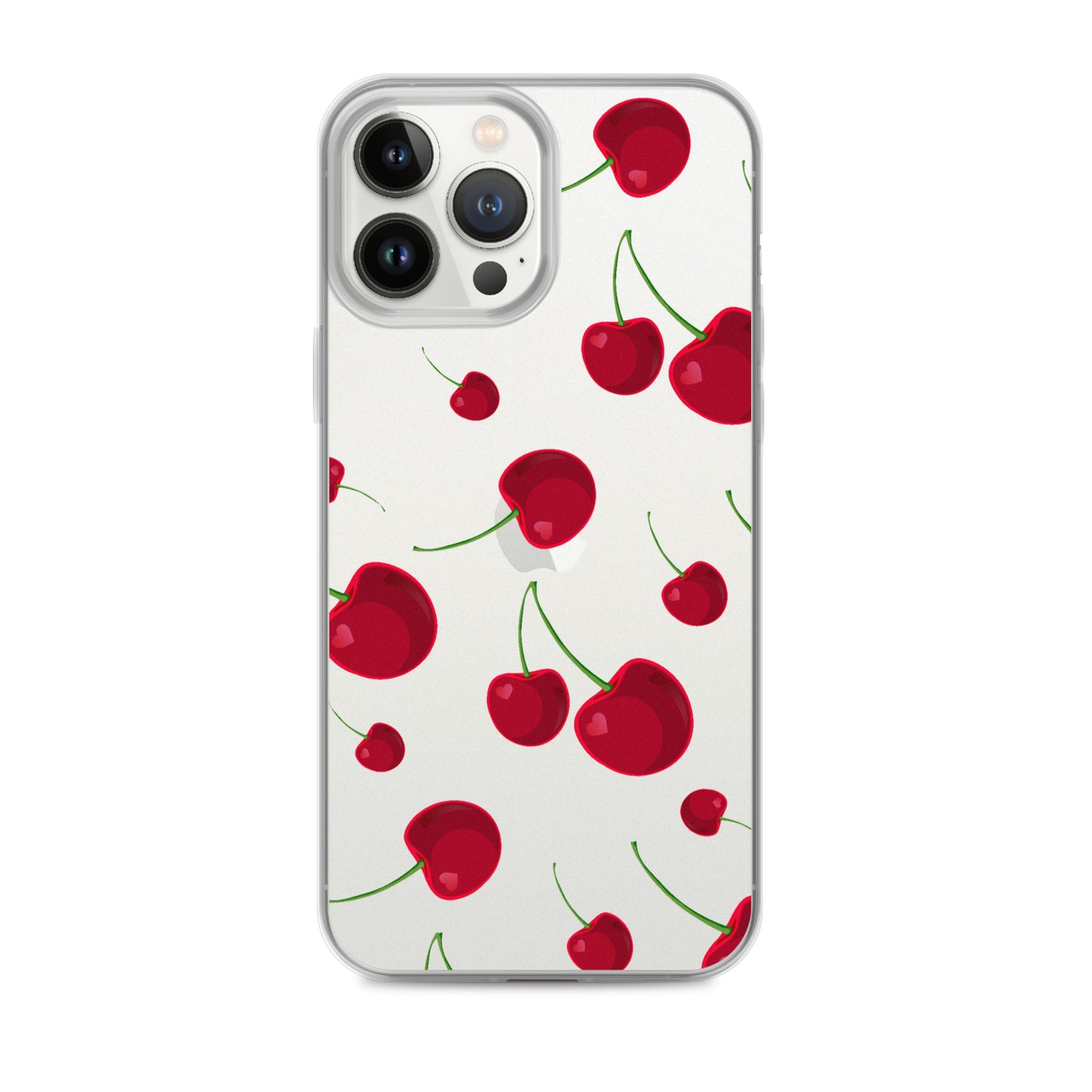 Cartoon Cherry Clear Phone Case - iPhone 15-11 All Sizes