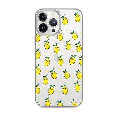 Silly Lemons Clear Phone Case - iPhone 15-11 All Sizes