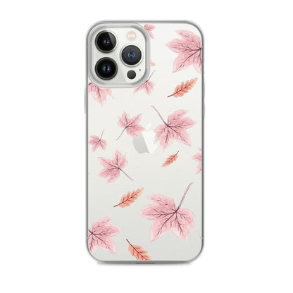 Autumn Leaves Clear iPhone Case - iPhone 15-11 All Sizes