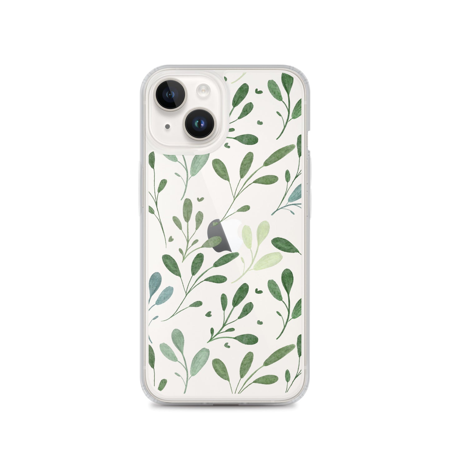 Botanical Sage Clear iPhone Case - iPhone 15-11 All Sizes