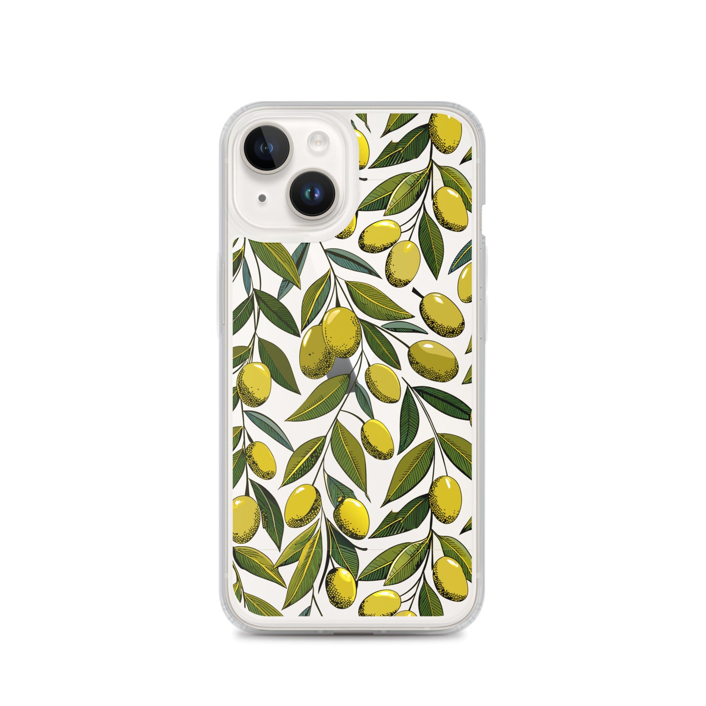 Fruit Tree Painting Clear iPhone Case - iPhone 15-11 All Sizes