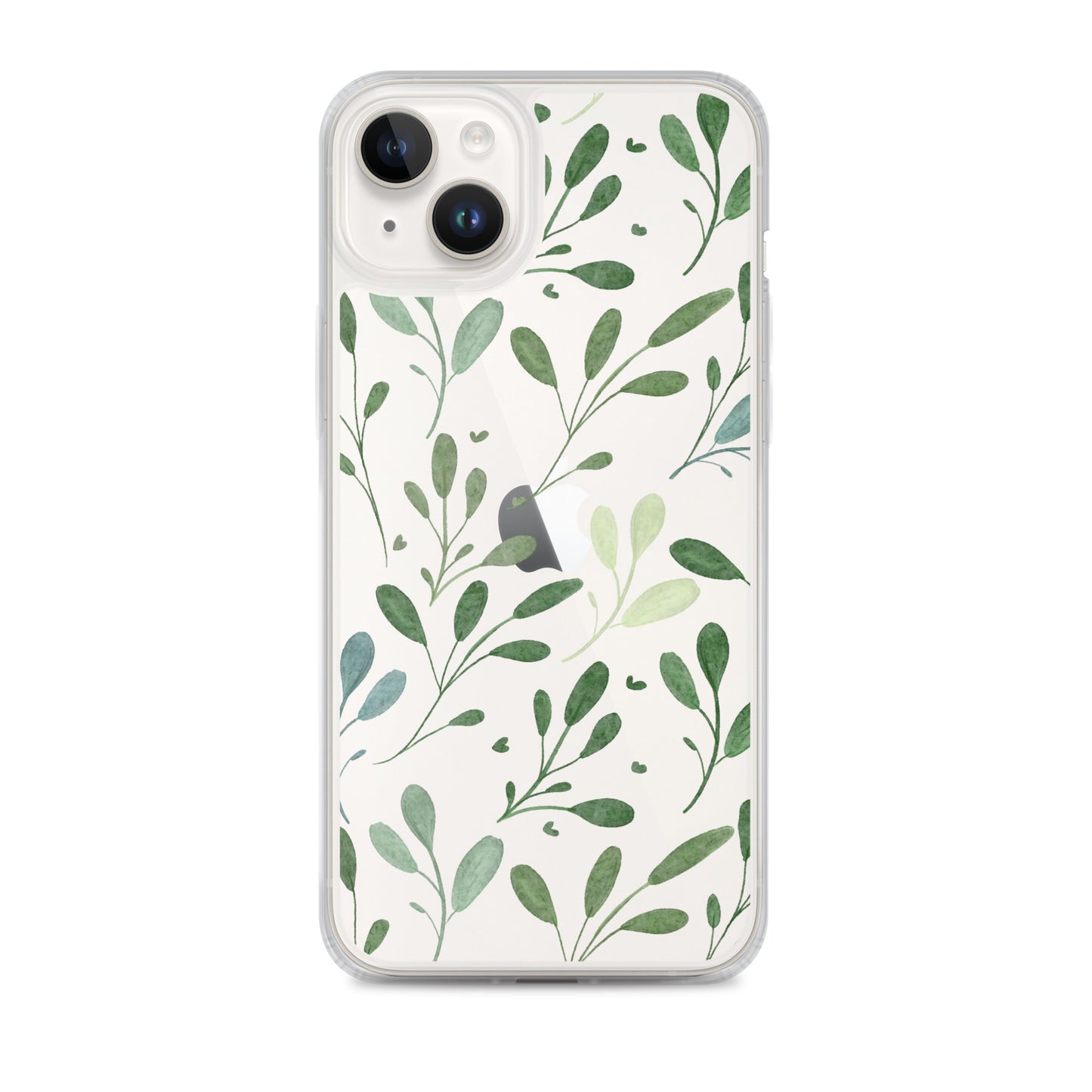 Botanical Sage Clear iPhone Case - iPhone 15-11 All Sizes