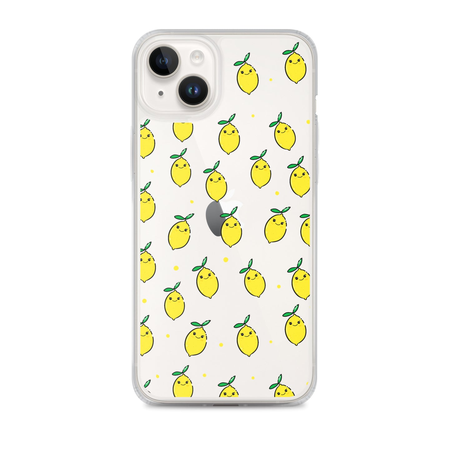 Silly Lemons Clear Phone Case - iPhone 15-11 All Sizes