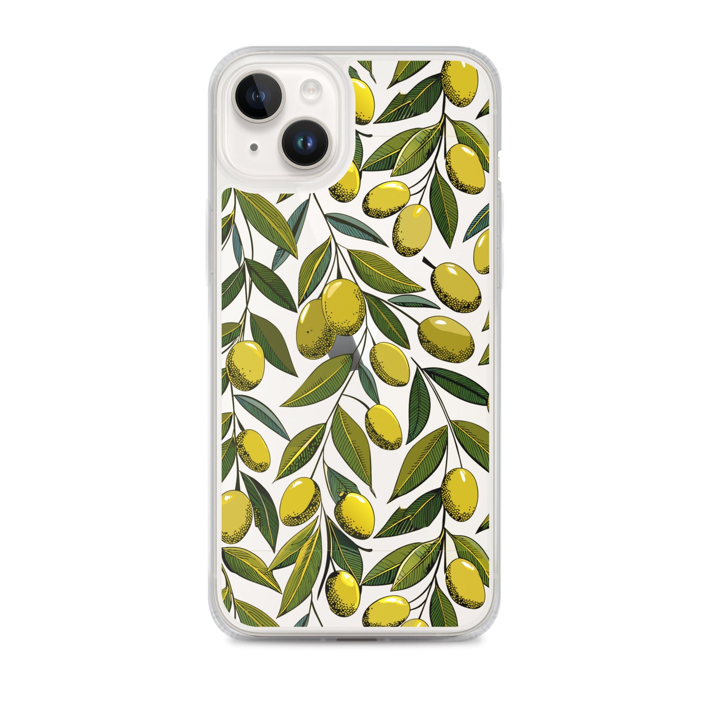 Fruit Tree Painting Clear iPhone Case - iPhone 15-11 All Sizes