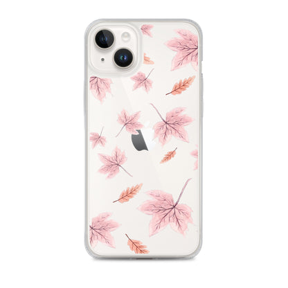 Autumn Leaves Clear iPhone Case - iPhone 15-11 All Sizes