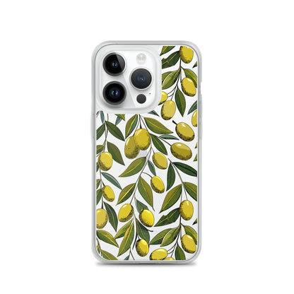 Fruit Tree Painting Clear iPhone Case - iPhone 15-11 All Sizes