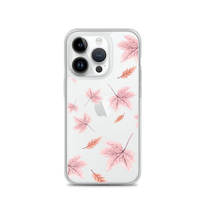 Autumn Leaves Clear iPhone Case - iPhone 15-11 All Sizes