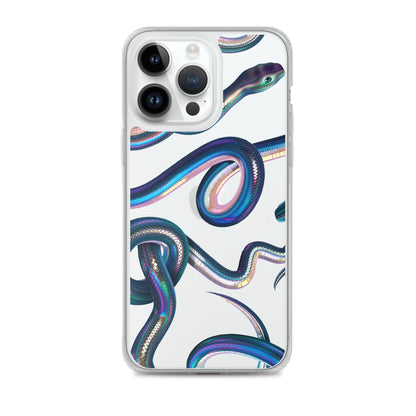 Snake Clear Phone Case for iPhone 15-11 All Sizes