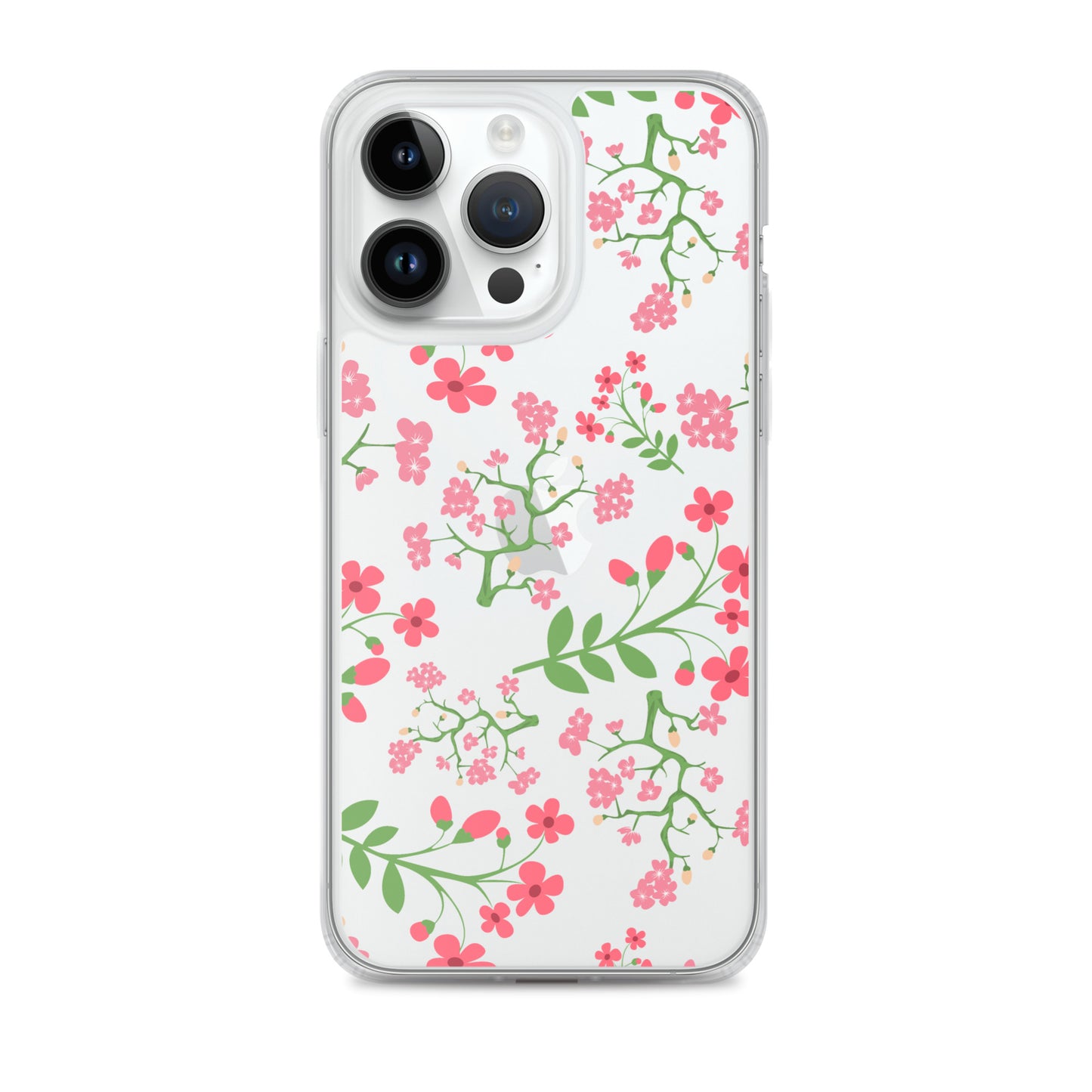 Cute Floral Clear iPhone Case - iPhone 15-11 All Sizes