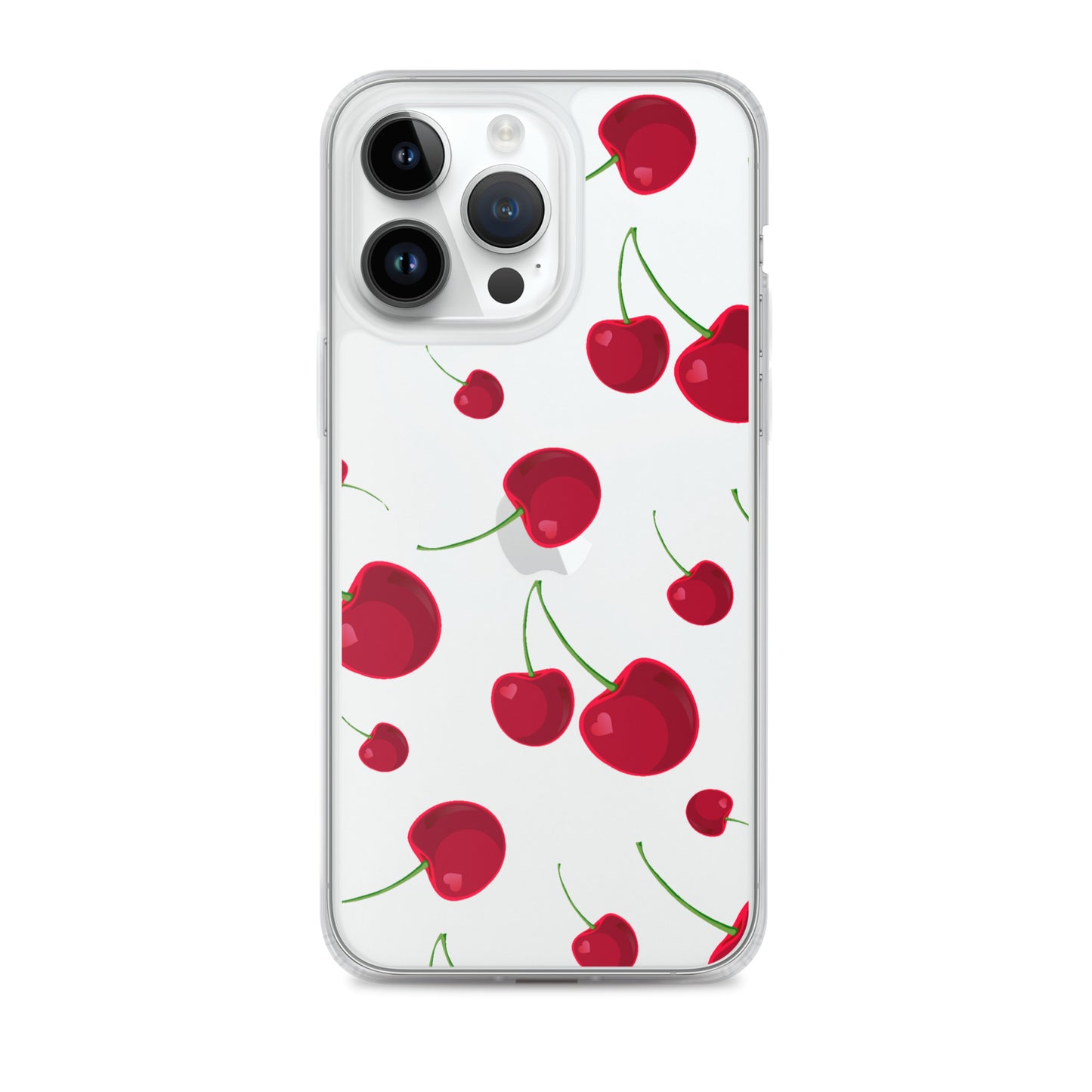 Cartoon Cherry Clear Phone Case - iPhone 15-11 All Sizes