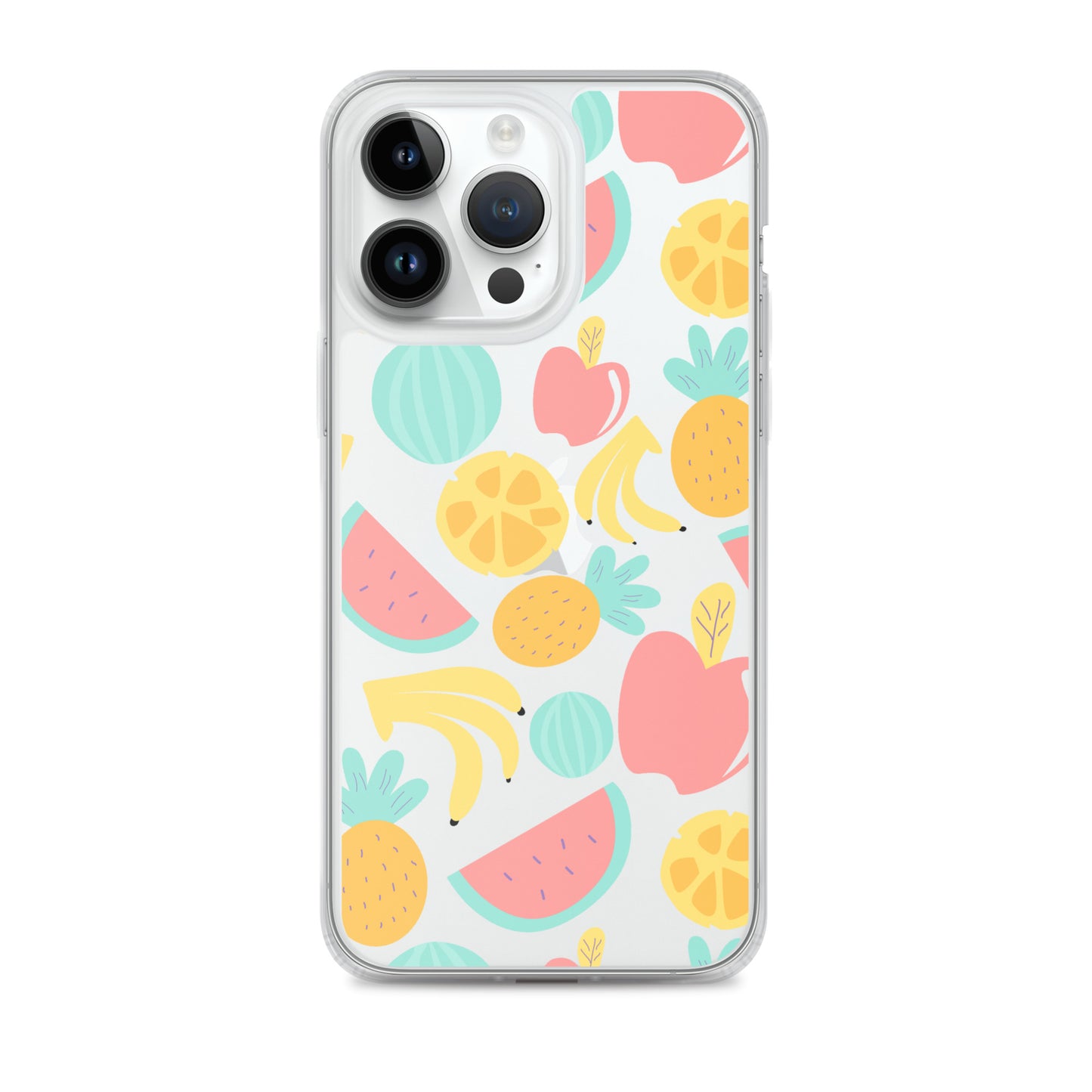 Summer Fruits Clear iPhone Case - iPhone 15-11 All Sizes