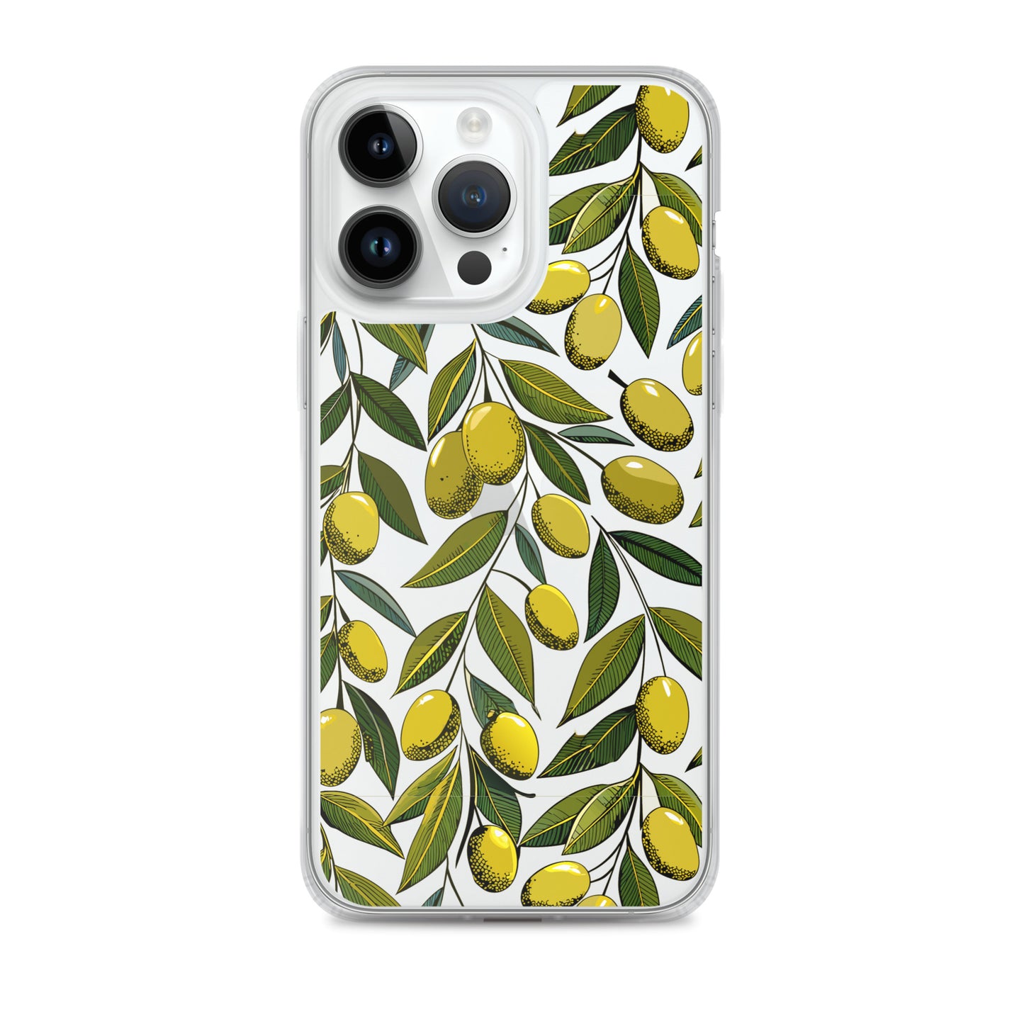 Fruit Tree Painting Clear iPhone Case - iPhone 15-11 All Sizes