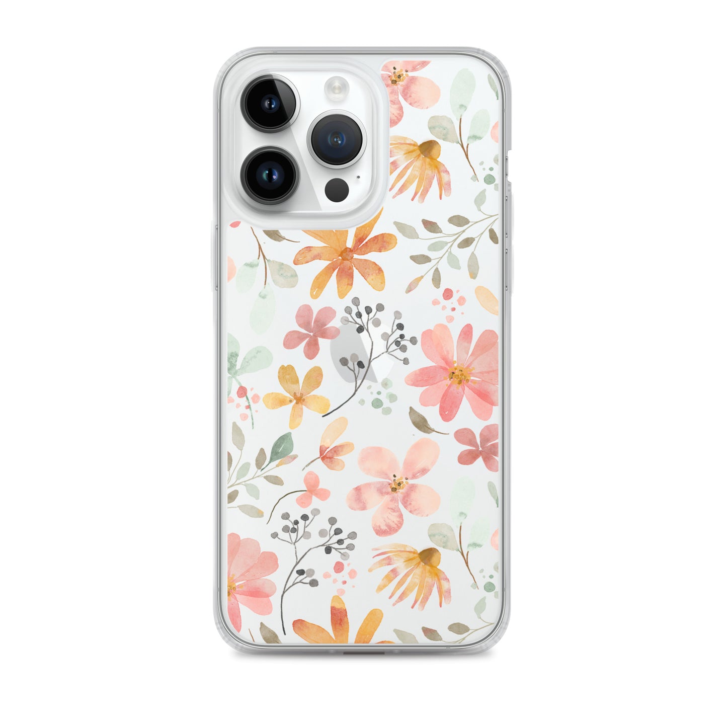 Aesthetic Floral Clear iPhone Case - iPhone 15-11 All Sizes