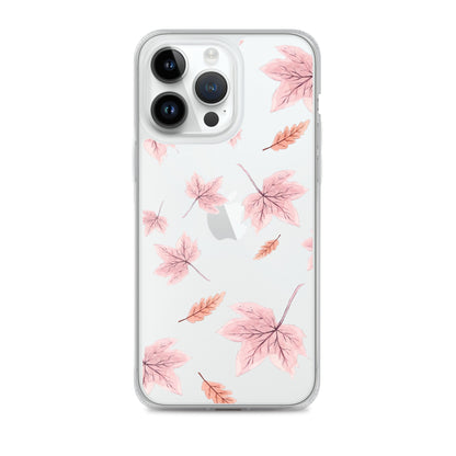 Autumn Leaves Clear iPhone Case - iPhone 15-11 All Sizes