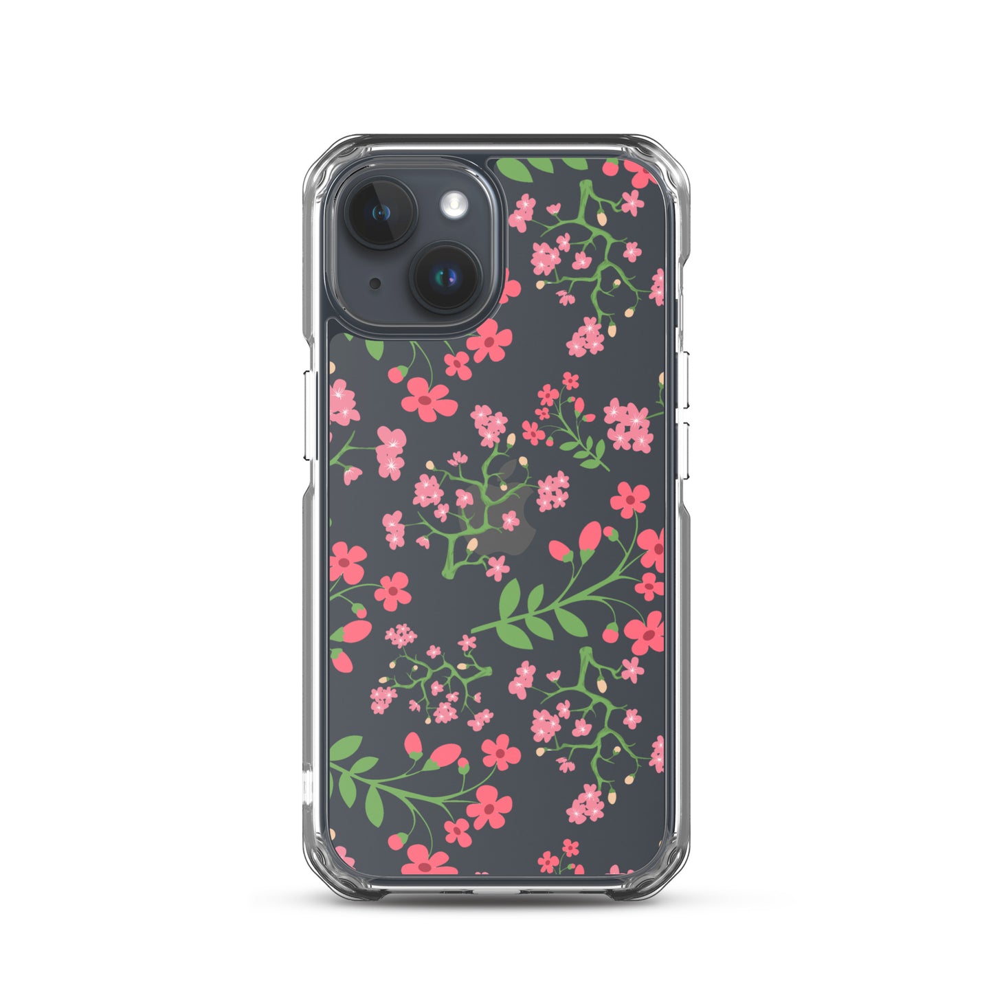 Cute Floral Clear iPhone Case - iPhone 15-11 All Sizes