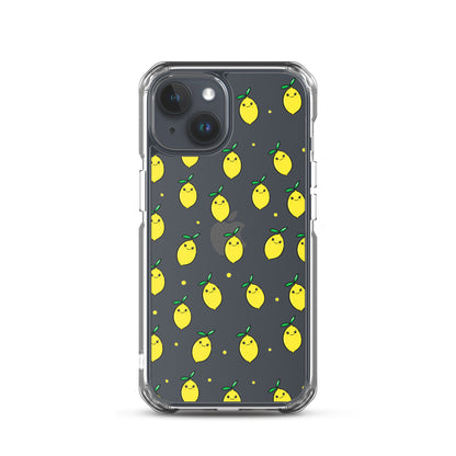 Silly Lemons Clear Phone Case - iPhone 15-11 All Sizes