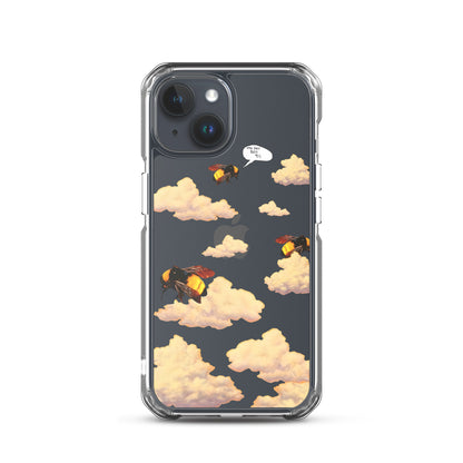 Flower Boy Clear iPhone Case - iPhone 15-11 All Sizes