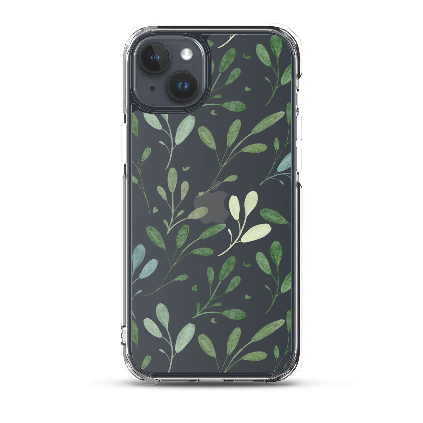 Botanical Sage Clear iPhone Case - iPhone 15-11 All Sizes