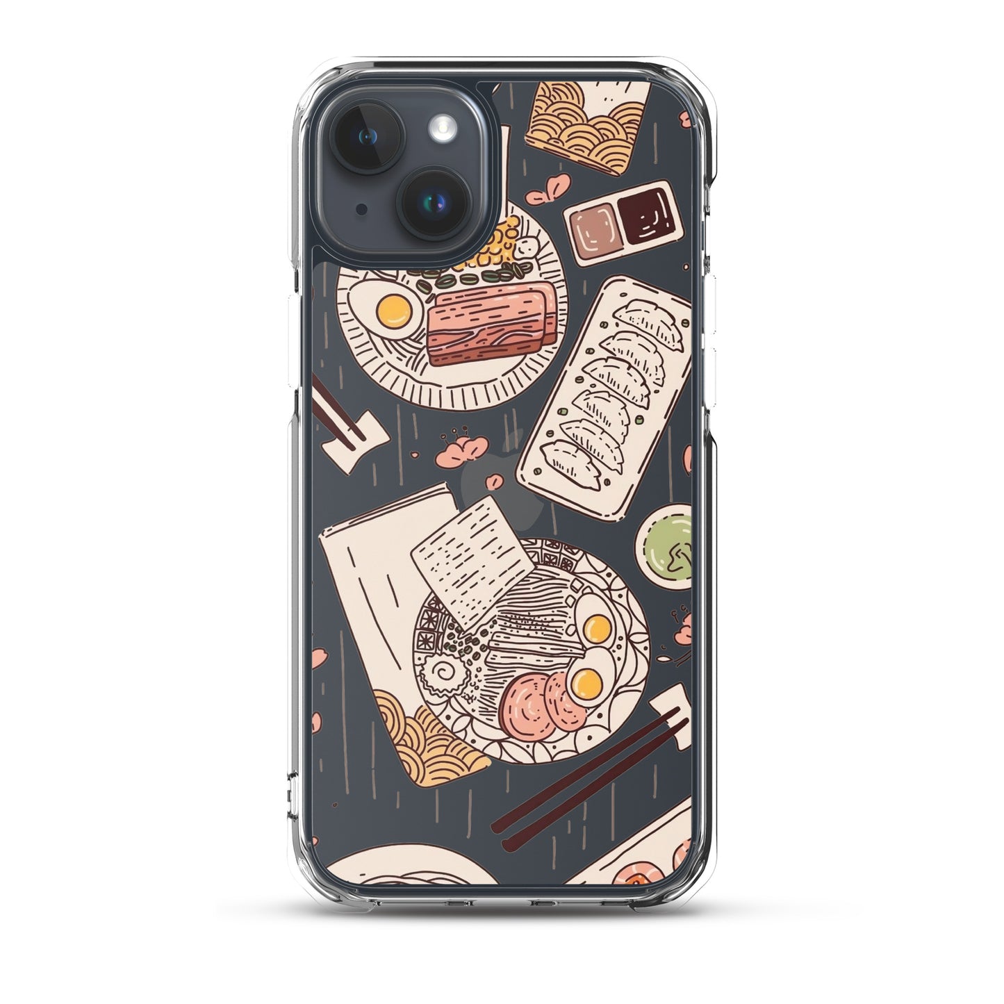 Japanese Cuisine Clear iPhone Case - iPhone 15-11 All Sizes