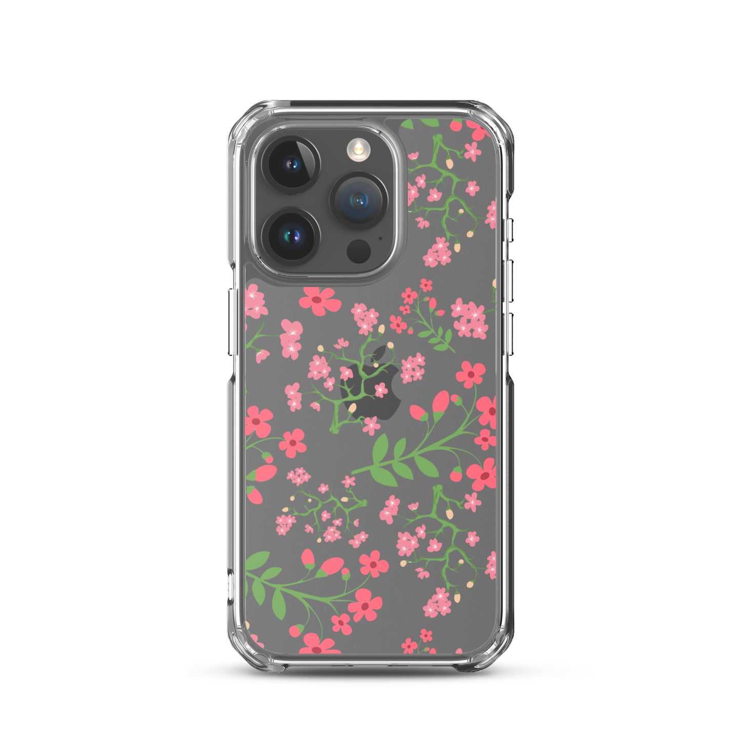 Cute Floral Clear iPhone Case - iPhone 15-11 All Sizes