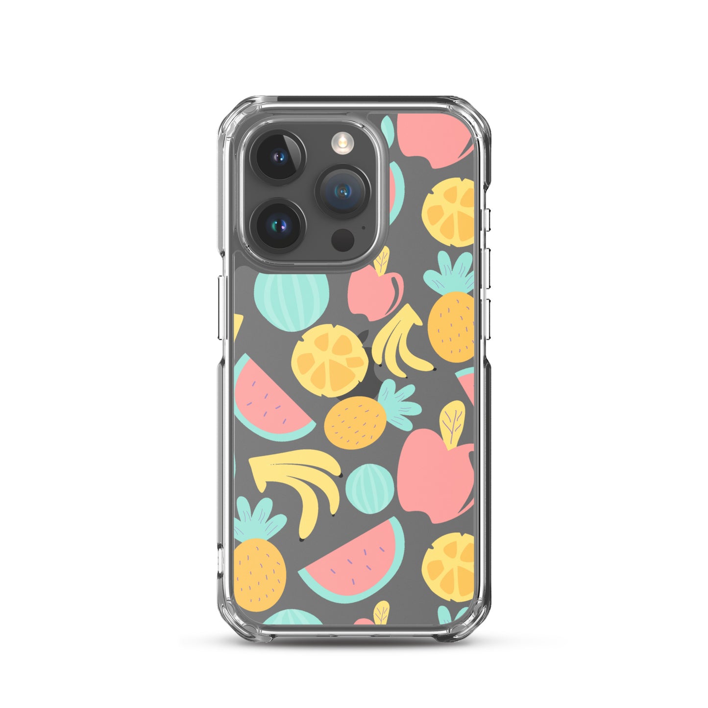 Summer Fruits Clear iPhone Case - iPhone 15-11 All Sizes