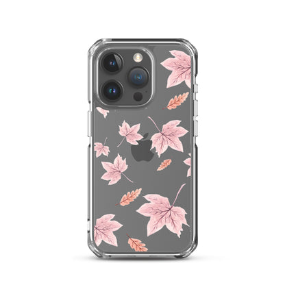 Autumn Leaves Clear iPhone Case - iPhone 15-11 All Sizes