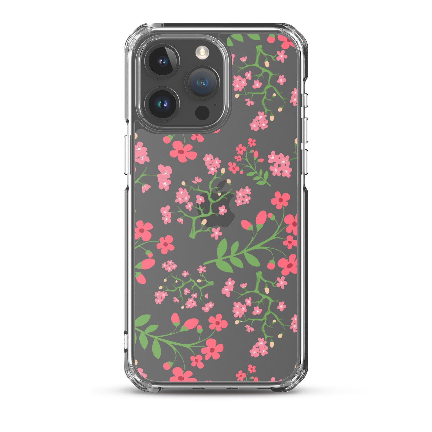 Cute Floral Clear iPhone Case - iPhone 15-11 All Sizes