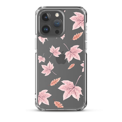 Autumn Leaves Clear iPhone Case - iPhone 15-11 All Sizes